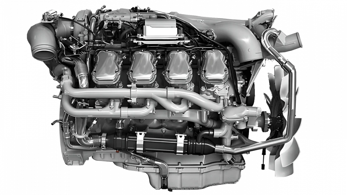 Scania V8 EGR VGT Open pipe sound