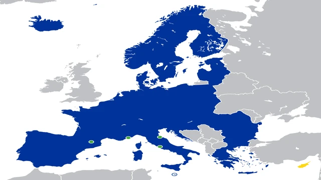Schengen 2025 Map Add-on SCS Map