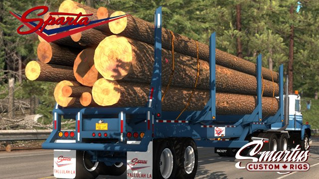 [SCR] Sparta 4 Bolster Log Trailer