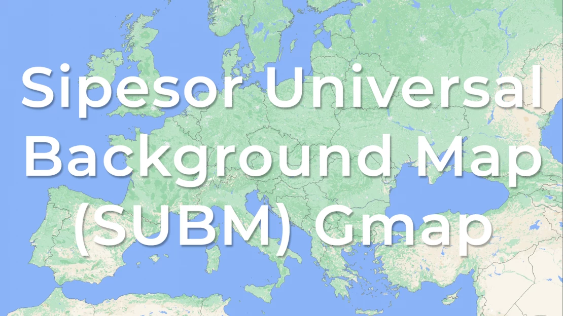 Sipesor Universal Background Map (SUBM) Gmap