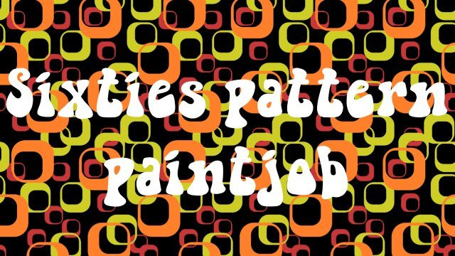 Sixties pattern paintjob