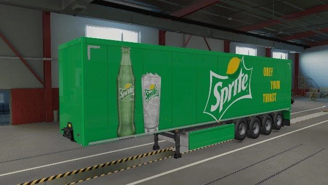 Sprite Trailer - SCS trailers + Krone + AI