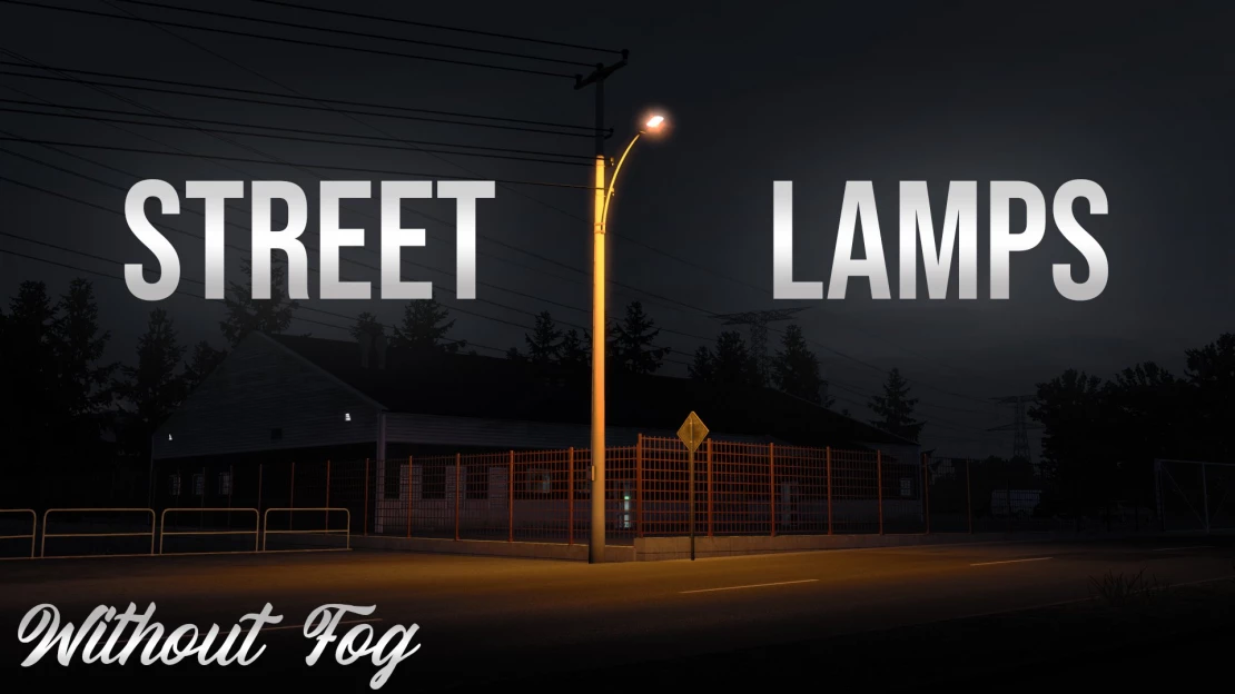 Street Lamps - Without fog