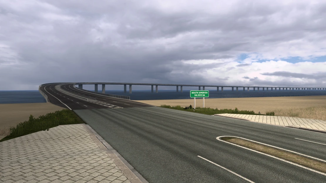 The AfroEurAsia to South America EAA rescaled Intercontinental Friendship Bridge