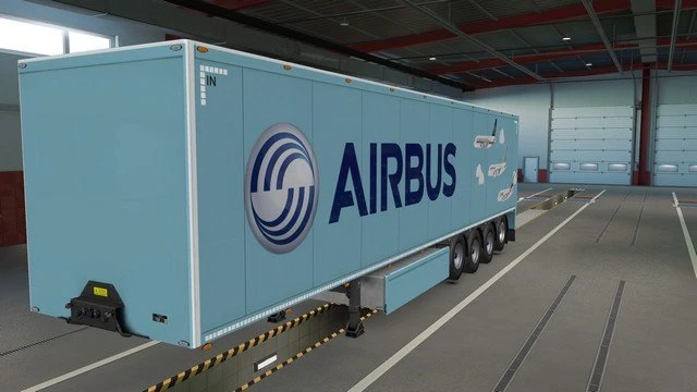 Trailer Airbus - SCS trailers + Krone + AI