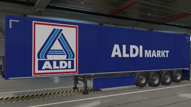 Trailer Aldi Markt Nord - SCS trailers + Krone + AI