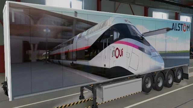 Trailer Alstom / SNCF - SCS trailers + Krone + AI