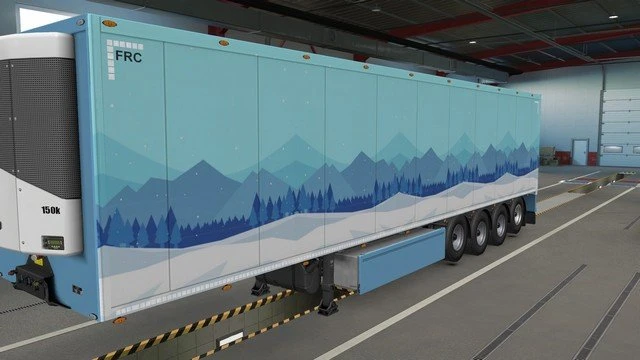 Trailer Bear Blue - SCS trailers + Krone + AI