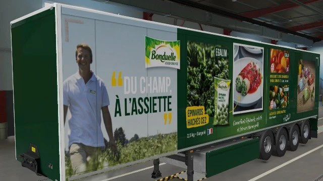 Trailer Bonduelle - SCS trailers + Krone + AI