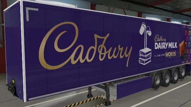 Trailer Cadbury - SCS trailers + Krone + AI