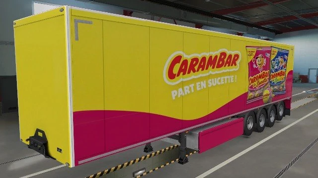 Trailer Carambar - SCS trailers + Krone + AI