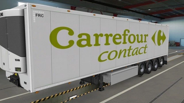 Trailer Carrefour Contact - SCS trailers + Krone + AI