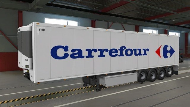 Trailer Carrefour - SCS trailers + Krone + AI