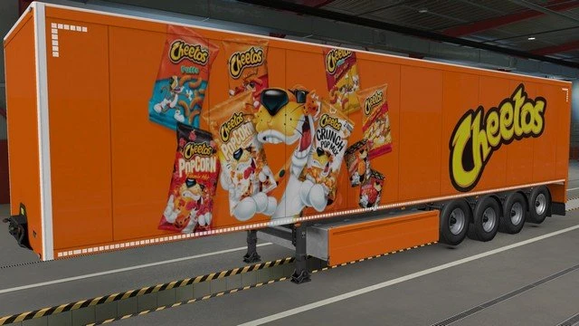 Trailer Cheetos - SCS trailers + Krone + AI