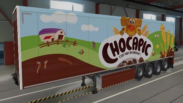 Trailer Chocapic - SCS trailers + Krone + AI