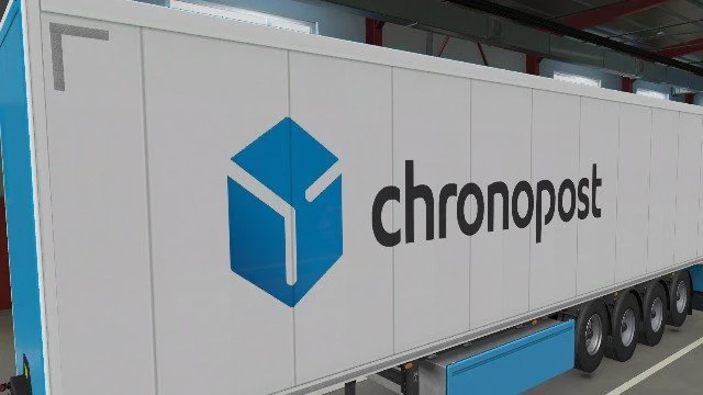 Trailer Chronopost - SCS trailers + Krone + AI