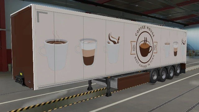 Trailer Coffee House - SCS trailers + Krone + AI