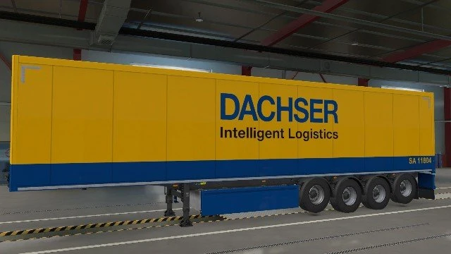 Trailer Dachser - SCS trailers + Krone + AI
