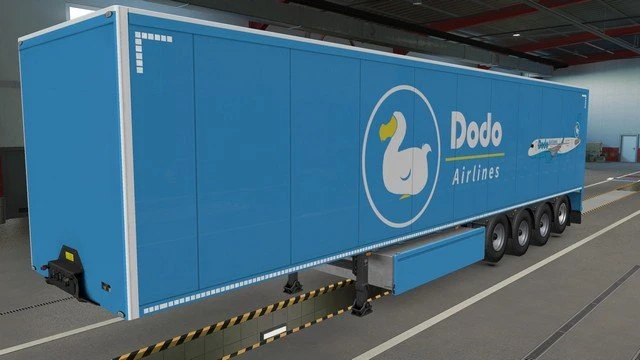 Trailer Dodo Airlines (ACNH) - SCS trailers + Krone + AI