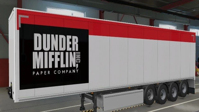 Trailer Dunder Mifflin - SCS trailers + Krone + AI