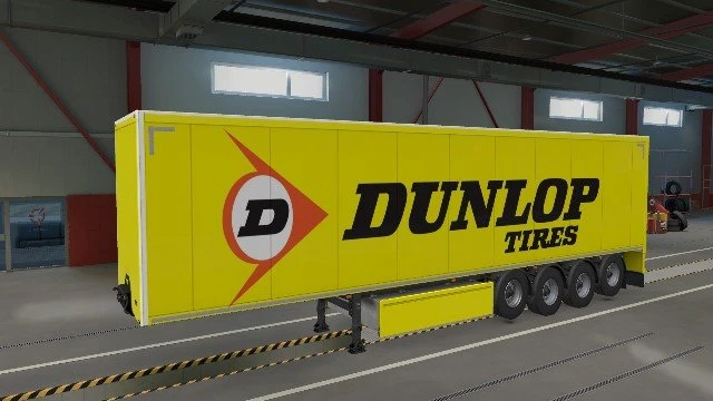 Trailer Dunlop - SCS trailers + Krone + AI