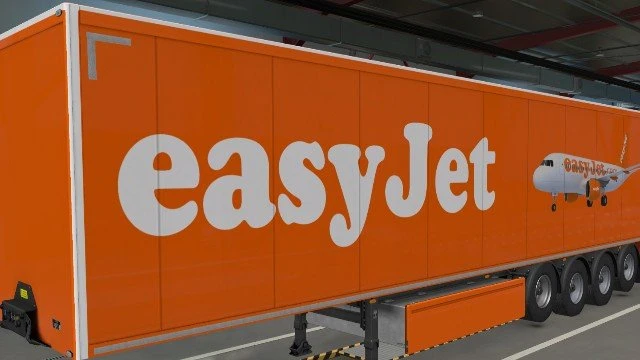 Trailer easyJet - SCS trailers + Krone + AI