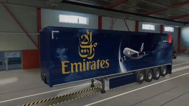 Trailer Emirates - SCS trailers + Krone + AI