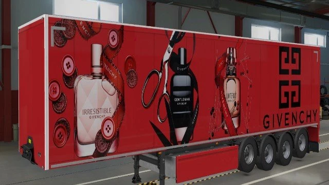 Trailer Givenchy - SCS trailers + Krone + AI