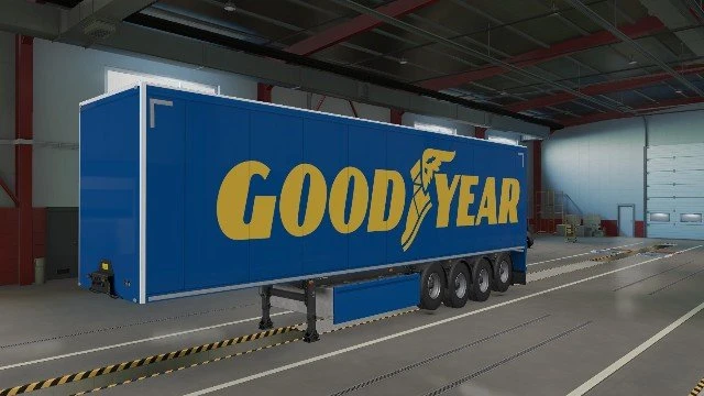 Trailer Goodyear - SCS trailers + Krone + AI