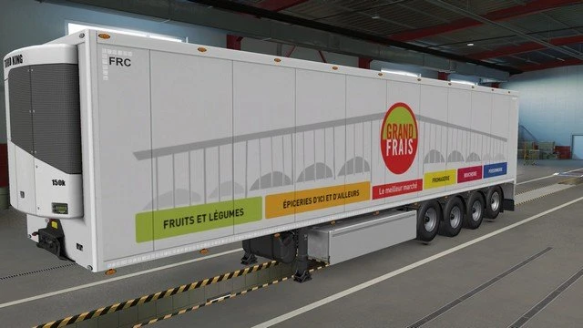 Trailer Grand Frais - SCS trailers + Krone + AI