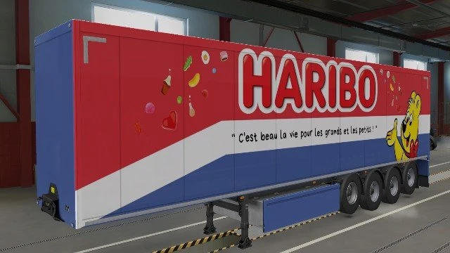 Trailer Haribo - SCS trailers + Krone + AI