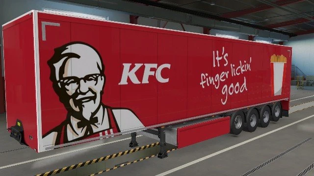 Trailer KFC - SCS trailers + Krone + AI