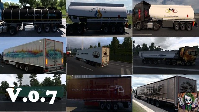 AI Traffic Trailer Paint-Job Pack  (by Joker)