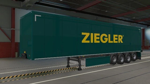 Trailer Ziegler - SCS trailers + Krone + AI