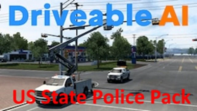 US State Police Pack Skin Pack for Drivable AI