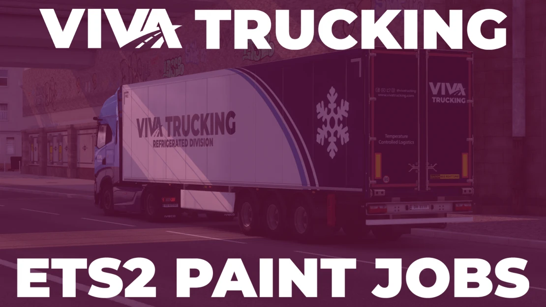 Viva Trucking ETS2 Division Trailer Paint Jobs