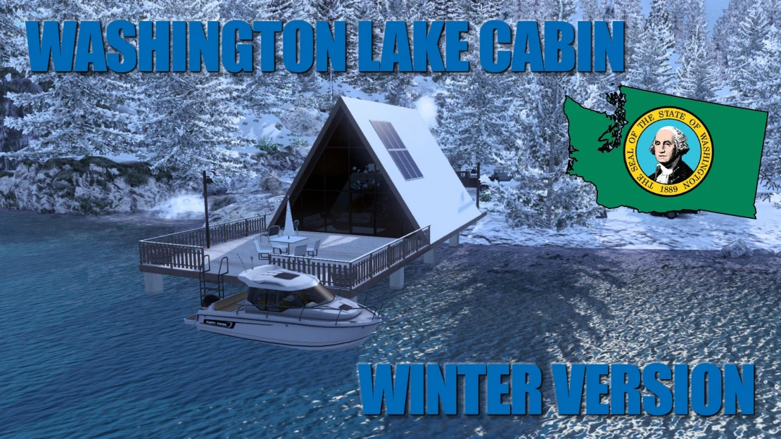 Washington Winter Lake Cabin (A-Frame)